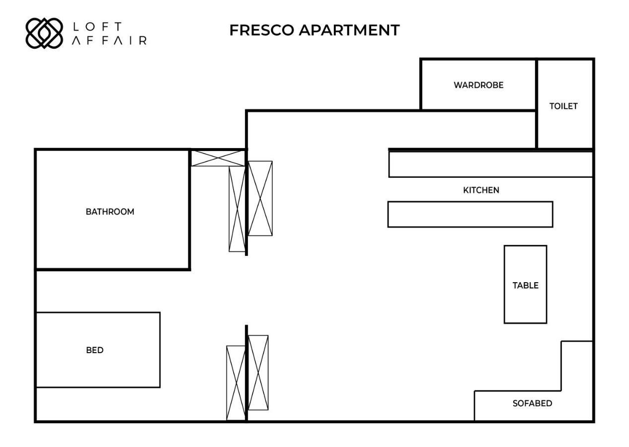 Fresco Apartment - Loftaffair クラクフ エクステリア 写真